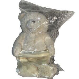 NWT Gund My First Teddy Peek-a-Boo Bear Cream Plush‎ Stuffed Talking Animated *